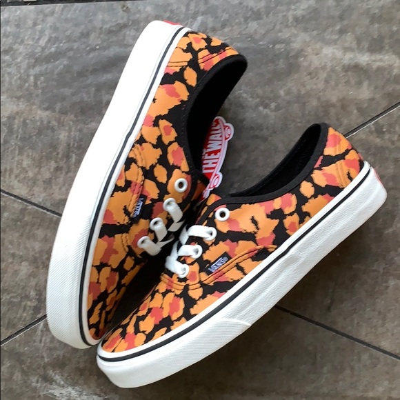 VANS AUTHENTIC LEOPARD BLACK/INCA GOLD Men’s - Picture 16 of 16